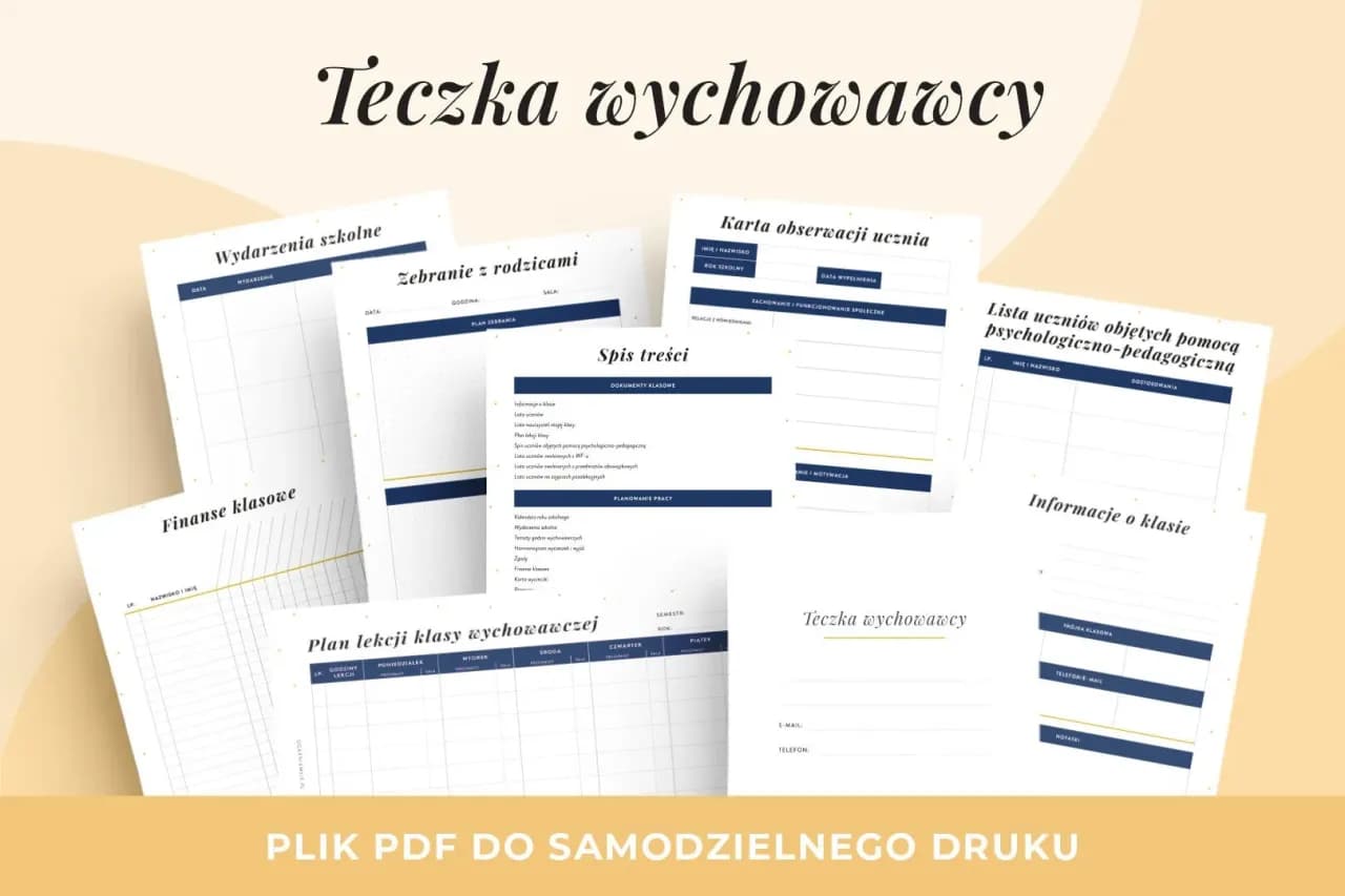 Co powinna zawierać teczka wychowawcy? Kluczowe dokumenty i porady