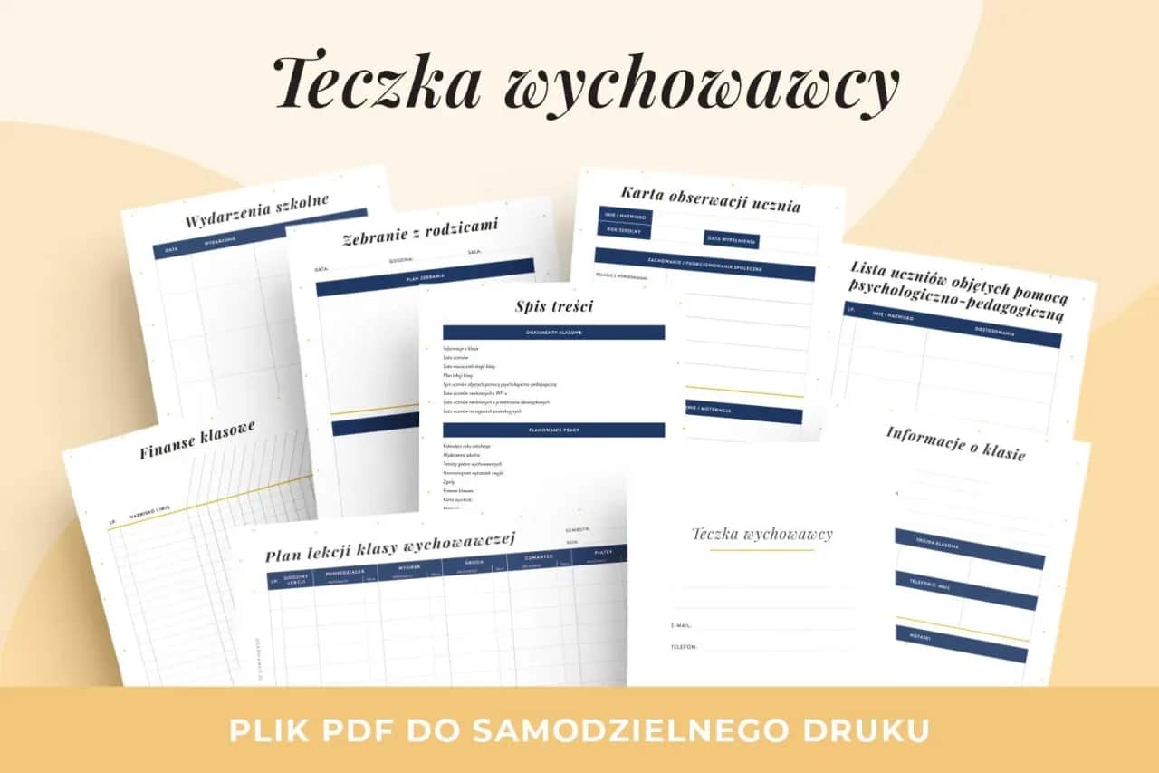 Co powinna zawierać teczka wychowawcy? Kluczowe dokumenty i porady