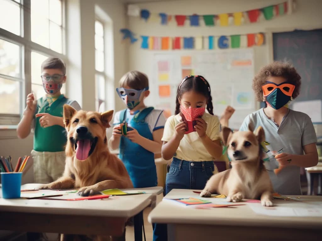 Scenariusz zajęć z psem w przedszkolu - rozwijaj empatię i bezpieczeństwo